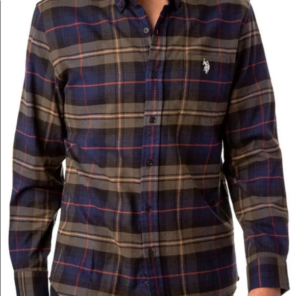 U.S. Polo Assn. Men's Long Sleeve Button Down - Picture 3 of 4